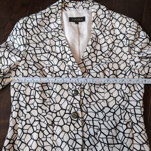 Escada geometric print blazer - Picture 6 of 15